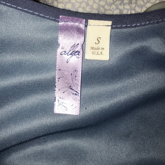 Blue boho flowy mini off the shoulder tank DRESS - Picture 7 of 7